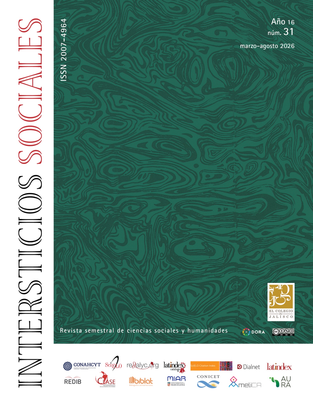 					Ver Núm. 31 (2026): Marzo-agosto
				